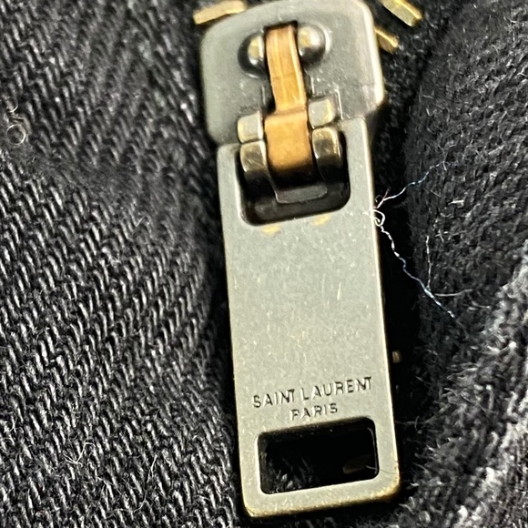 SAINT LAURENT Paris High-rise skinny jeans in Black Size 25 - Picture 6 of 16